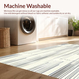 Minimalist Area with Abstract Geometric Lines and Modern Design(Beige)