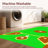 Youthful Colorful Baseball Design(Green)