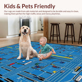 Playful City Map Aesthetic(Blue)