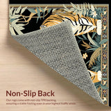 Wild Animal Beige Panther Lion Tiger Motif Inspirational(Orange)