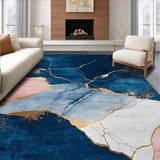 Elegant Abstract Marble Motif(Blue)