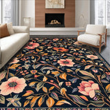 Vibrant Botanical Artistry Accent(Black)