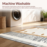 Modern Gray Camel Abstract(Beige)