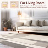 Modern Geometric Beige Linear Art(Gray)