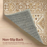 Earthy Toned Geometric Motif(Beige)