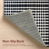 Chic Black and White Checkerboard Style(Black)