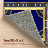Chic Symmetrical Navy Composition(Blue)
