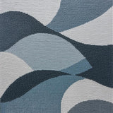 Minimalist Abstract Grey Entryway for High Traffic Areas(Blue)