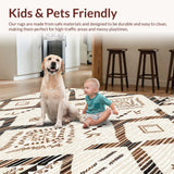 Whimsical Shag Motif(Beige)
