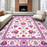 Playful Multi Hued Floral Medley(Ivory)