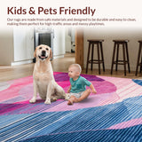 Artistic Abstract Pink Blue Fusion(Pink)