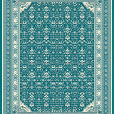 Elegant Boho Mantel Cover(Blue)
