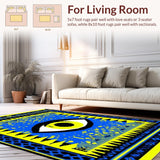 Artful Ogee with Blue Tones(Blue)