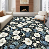 Sophisticated Monochrome Floral Touch(White)