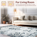 Artistic Abstract Floral Motif(Gray)