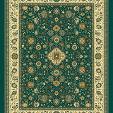 Muted Trellis Design in Green(Green)