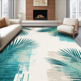 Modern Aqua Botanical Art(Blue)