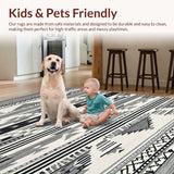 Minimalist Gray Trellis Design Style(Black)