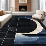 Vivid Multicolor Contemporary Motif(Black)