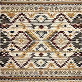 Elegant Symmetrical Grid Design(Beige)