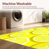 Sunny Whimsical Patterned Mat(Yellow)