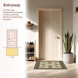 Abstract Cheetah Print Area(Beige)
