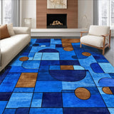 Chic Multi Hued Contemporary Design(Blue)