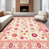 Contemporary Lush Flower Imagery(Ivory)