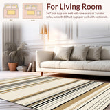 Sophisticated Warm Toned Stripes(Beige)