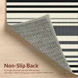 Artistic Contemporary Striped Visual(Beige)