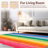 LGBT Pride Rainbow Area Boho Chic(Red)