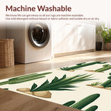 Vibrant Floral Geometric Motif(Green)