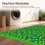 Classic Green and White Geometric Style(Green)