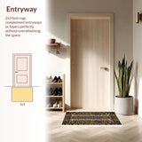 Eclectic Khaki Animal Motif(Beige)