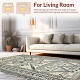 Elegant Monochrome Medallion(Beige)