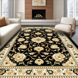 Luxe Gold Floral Aesthetic(Black)