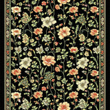 Elegant Monochrome Flower Arrangement(Black)