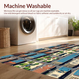 Interactive Multi Color Vehicle Playmat for Toddlers(Blue)