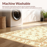 Elegant Curvilinear Floral Flourish(Beige)