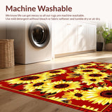 Contemporary Floral Whimsy Touch(Red)