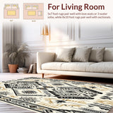 Artisan Woven Hallway Runner With Authentic Tribal Design Elements(Beige)