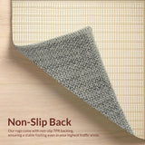 Montauk Collection Woven Checkerboard Harlequin(Beige)