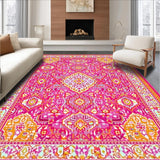 Artisan Crafted Color Block Design(Pink)