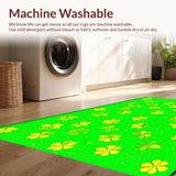 Lively Floral Inspired Decor(Green)