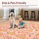 Artful Tiled Cultural Print(Pink)