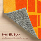 Mid Century Modern Vibrant Meditation Space(Orange)