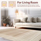 Artful Rustic Abstract Design(Ivory)
