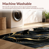 Stylish Marble Gold Composition(Black)