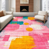 Artful Fluid Color Composition(Pink)