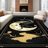 Gothic Celestial Snake Design(Black)